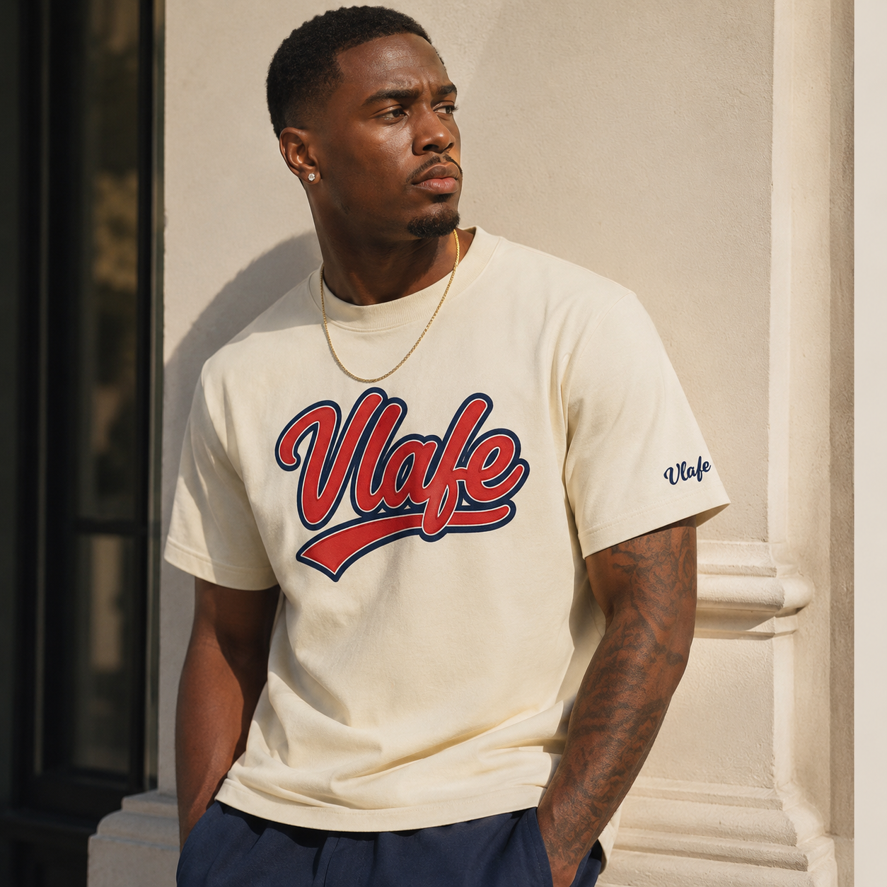 Vlafe Luxury Tee — Premium Pima Cotton T-Shirt for Men